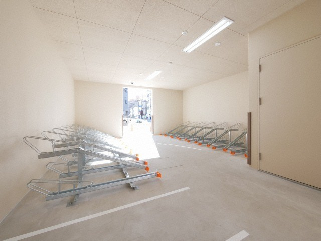 大阪市北区長柄東３丁目の賃貸マンションのロビー