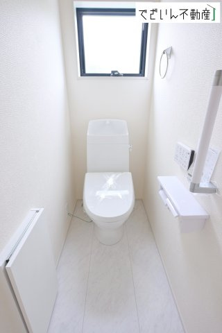 【トイレ】 | Livele Garden.S加須市日出安　【平屋】新築住宅 | ≪1号棟≫
現地(2026年6月撮影)