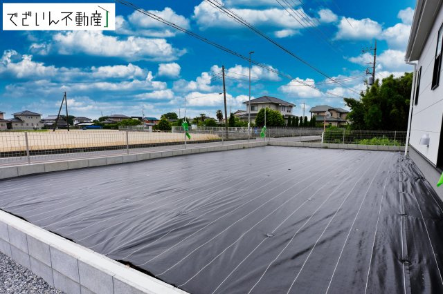【庭】 | Livele Garden.S加須市日出安　【平屋】新築住宅 | ≪1号棟≫
現地(2026年6月撮影)