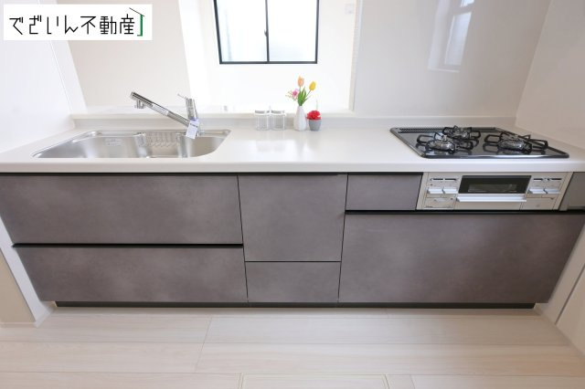【キッチン】 | Livele Garden.S加須市日出安　【平屋】新築住宅 | ≪1号棟≫
現地(2026年6月撮影)