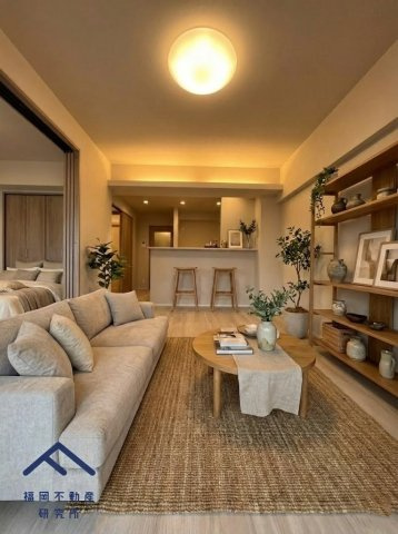 イトーピア大橋マンションの居間・リビング