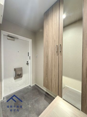 イトーピア大橋マンションの玄関