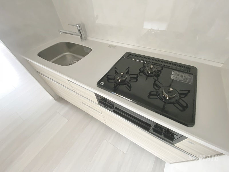 Luce（ルーチェ）のキッチン|グリル付き3口コンロ設置☆