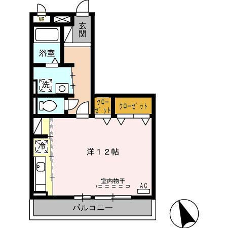 プレミアム　B棟の間取り