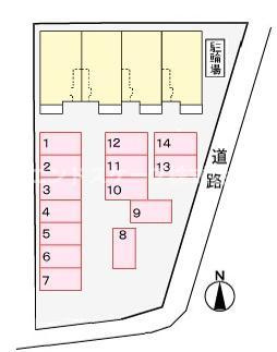 アルルリスボーアの区画図|高崎、前橋のお部屋探しはエンドスケープまで！お客様の理想お聞かせ下さい♪
