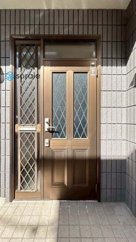 狭山市広瀬東2丁目　中古戸建ての玄関|令和8年2月19日撮影。