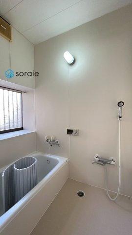 狭山市広瀬東2丁目　中古戸建ての浴室|令和8年2月19日撮影。