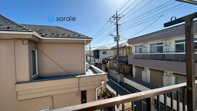 狭山市広瀬東2丁目　中古戸建ての展望|令和8年2月19日撮影。