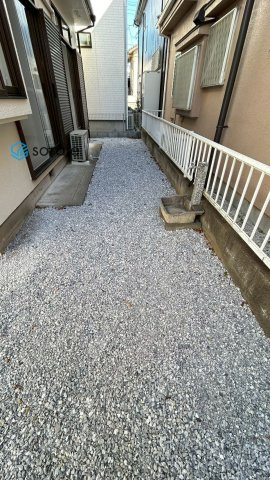 狭山市広瀬東2丁目　中古戸建ての庭|令和8年2月19日撮影。