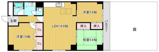 【間取り】 | 香枦園スカイハイツ