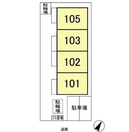 ジュ・マルティⅡの区画図