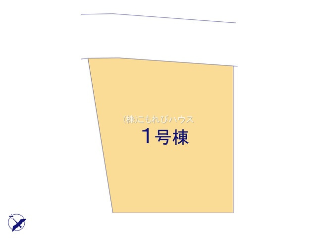 鴻巣市筑波１丁目　新築一戸建て　1区画　01の区画図|１号棟