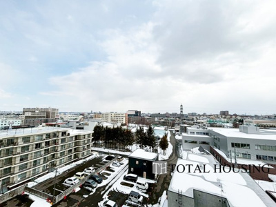 【展望】 | アルファコート・白石 | 陽当たり・通風・眺望良好です♪