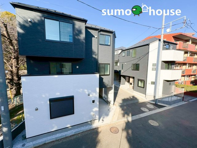 新石川一丁目　4号棟の前面道路含む現地写真|前面道路含む現地写真です