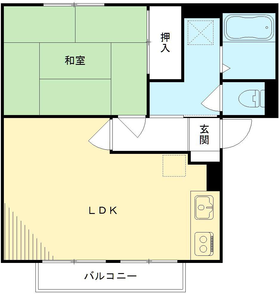 グリーンヴィラ　Ａの間取り