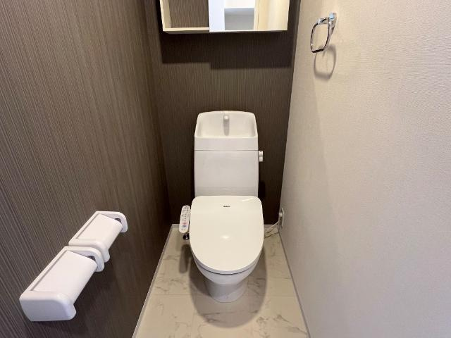 仮）ひたちなか市市毛新築アパートのトイレ|シャワー付トイレ（イメージ）