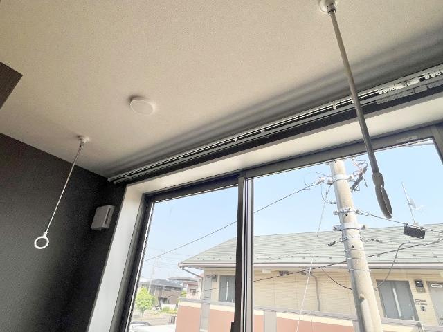 仮）ひたちなか市市毛新築アパートの設備|室内物干し（イメージ）