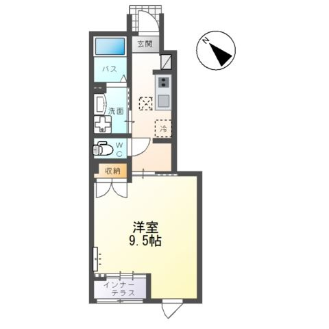 仮）ひたちなか市市毛新築アパートの間取り