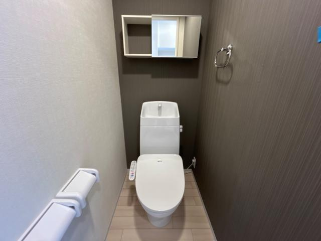 仮）ひたちなか市市毛新築アパートのトイレ|シャワー付トイレ（イメージ）