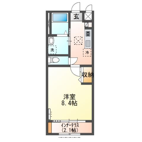 プレシャスワン翔（Precious one翔）の間取り