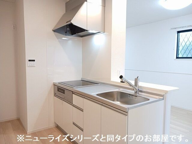 パークコートひたちなかＷⅠのキッチン|きれいなキッチンです