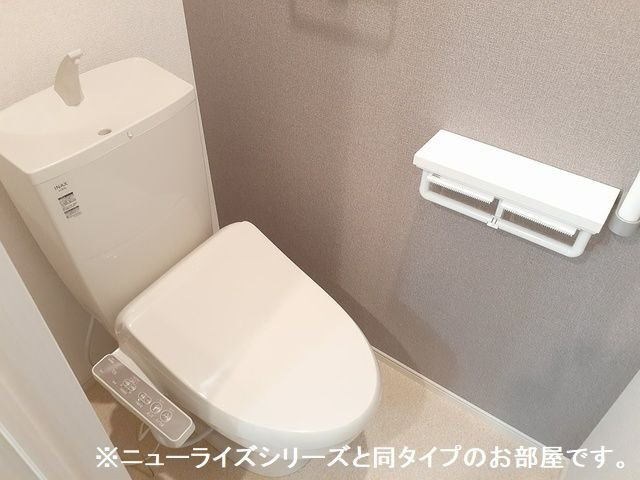 パークコートひたちなかＷⅠのトイレ|ゆったりとした空間のトイレです