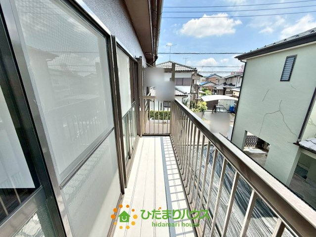 久喜市鷲宮1期　中古一戸建てのバルコニー