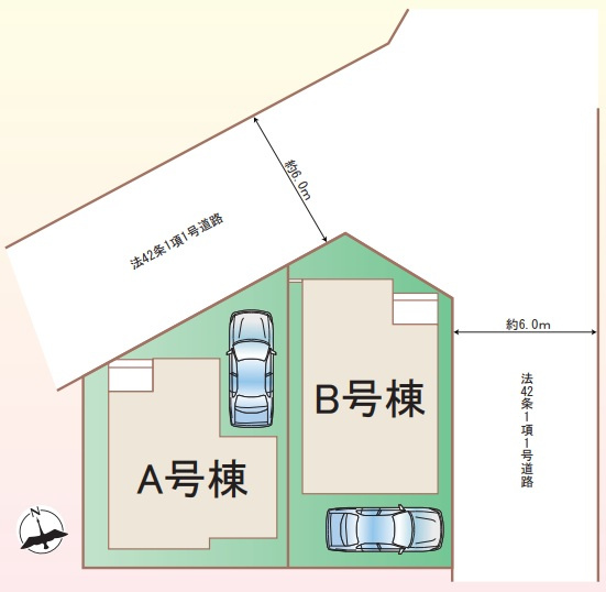 神戸市西区南別府4丁目の区画図