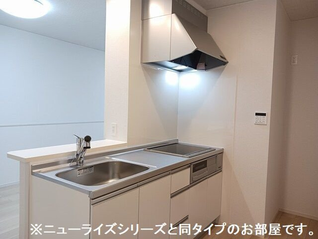 パークコートひたちなかＥⅡのキッチン|きれいなキッチンです