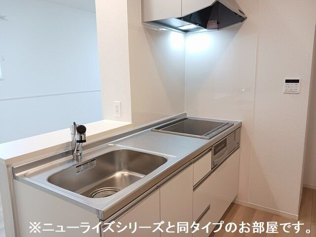 パークコートひたちなかＥⅡのキッチン|きれいなキッチンです