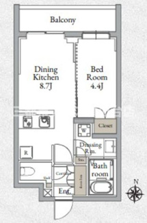 【間取り】 | ＬｉｖｅＣａｓａ千鳥町 | ＬｉｖｅＣａｓａ千鳥町