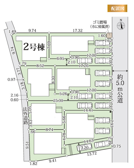 【区画図】 | 綾瀬市小園　新築戸建て　全７棟【仲介手数料無料】 | 【仲介手数料無料でご紹介可能です】大樹不動産