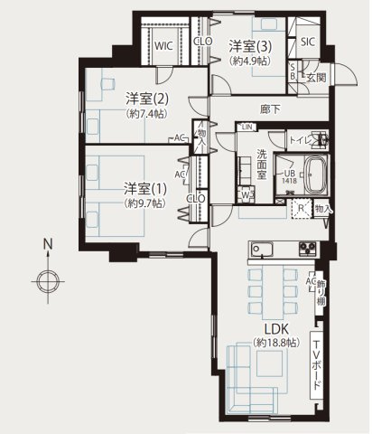 【間取り】 | □■片瀬東映マンション■□