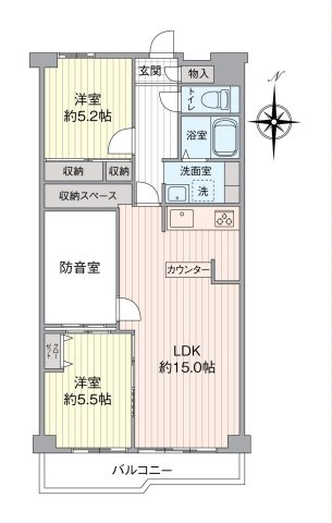 守口スカイハイツの間取り