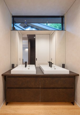 【洗面所】 | Vilike一碧湖 | 2ボウルでゆとりある洗面台