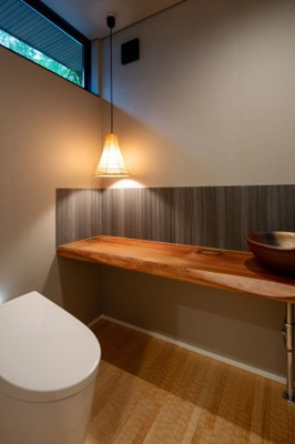 【トイレ】 | Vilike一碧湖 | 落ち着いた色調のトイレです