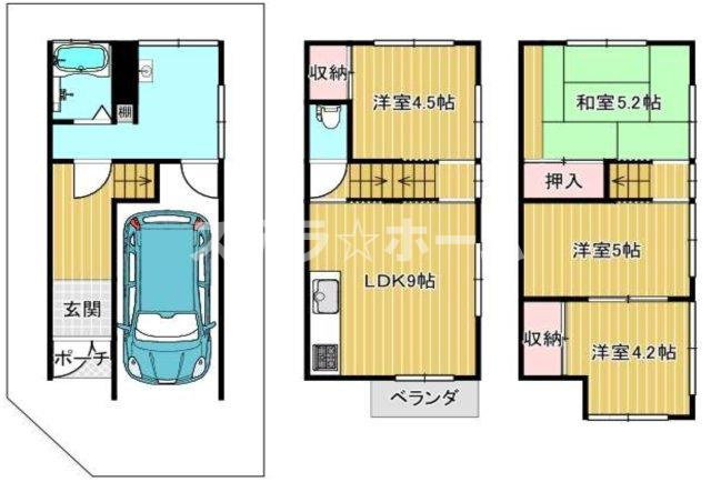 小松5 中古戸建の間取り