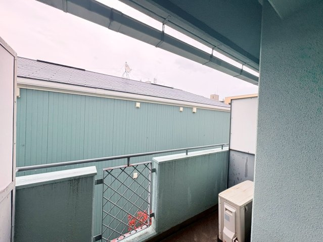 笠原マンションのバルコニー