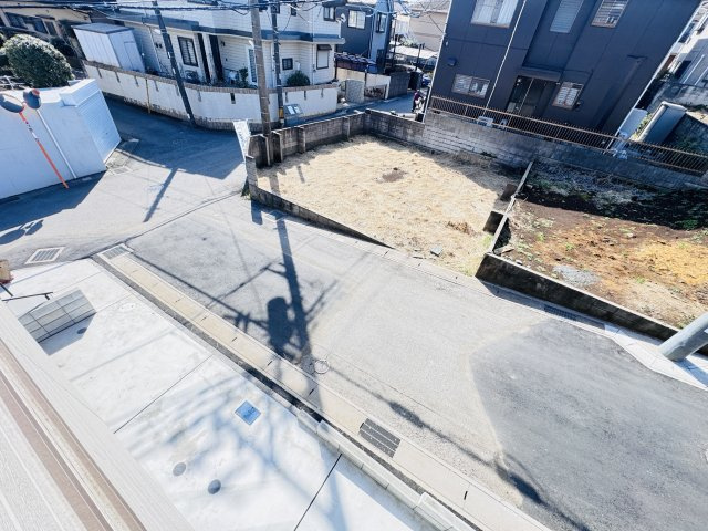 市川市北国分2丁目2603番の展望|バルコニーより道路側眺望・南道路で日当たり良好♪