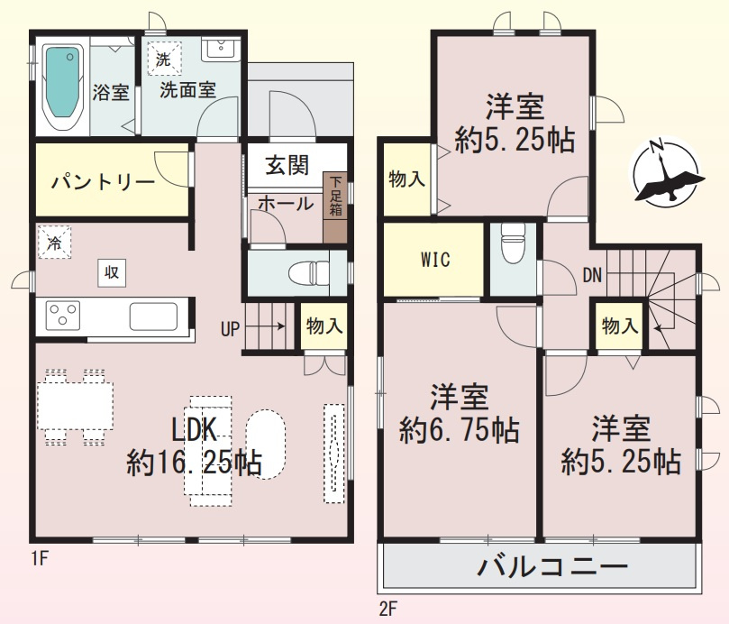 神戸市西区南別府4丁目の間取り