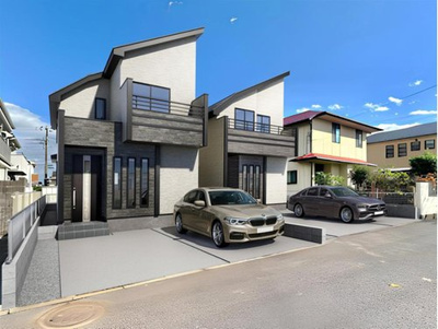 【完成予想図】 | 藤沢市湘南台７丁目　新築戸建 | 外観の完成予想図です