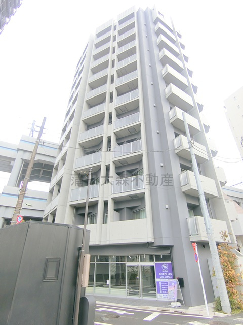 V-music蒲田の外観|2024年7月築　RC鉄筋コンクリート造地上11階建て総戸数39戸楽器可賃貸マンション
東京都大田区蒲田4丁目　JR京浜東北線蒲田駅徒歩11分、京浜急行本線京急蒲田駅徒歩3分