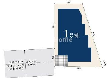 葛飾区お花茶屋3丁目新築分譲住宅の区画図|区画図