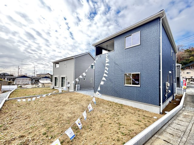 【新築戸建】足利市今福町第1の外観|■外観｜閑静な住宅街で始める新しい暮らし♪開放的な毎日をあなたへ(^^♪