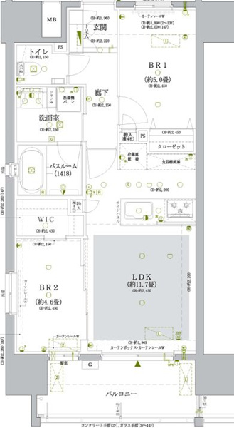 【間取り】 | オープンレジデンシア春日原☆仲介手数料無料☆