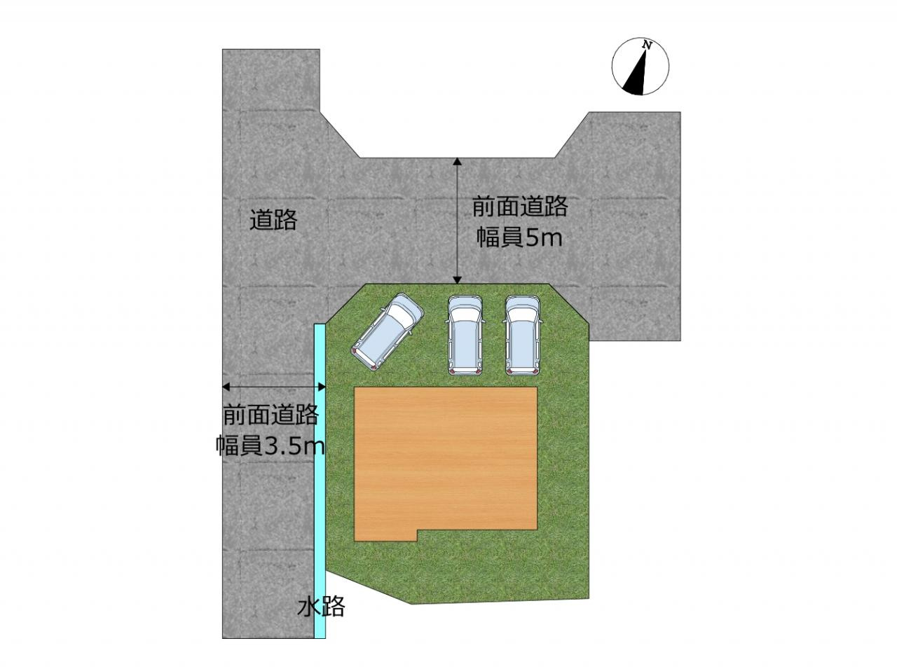 政枝町1丁目　中古戸建の区画図