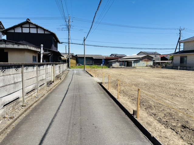 敷地面積62坪～　売地　川越市池辺の前面道路含む現地写真|現地（2026年5月）撮影
