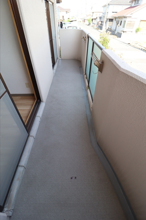 パークサイドＨＩＲＡＴＡのバルコニー