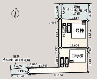 【区画図】 | CRADLE GARDEN吉見町東野第22　新築住宅