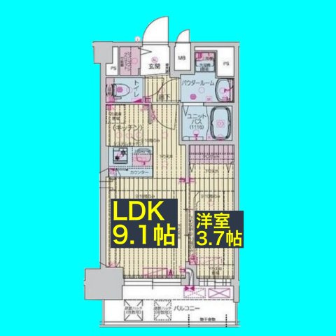 プレサンス上前津ディアシスの間取り